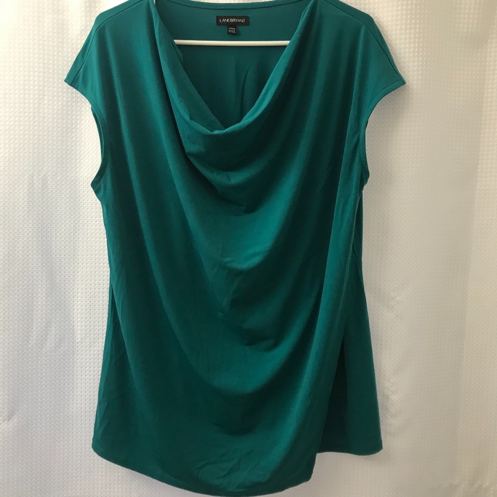 Lane Bryant Scoop-Neck Sleeveless Blouse